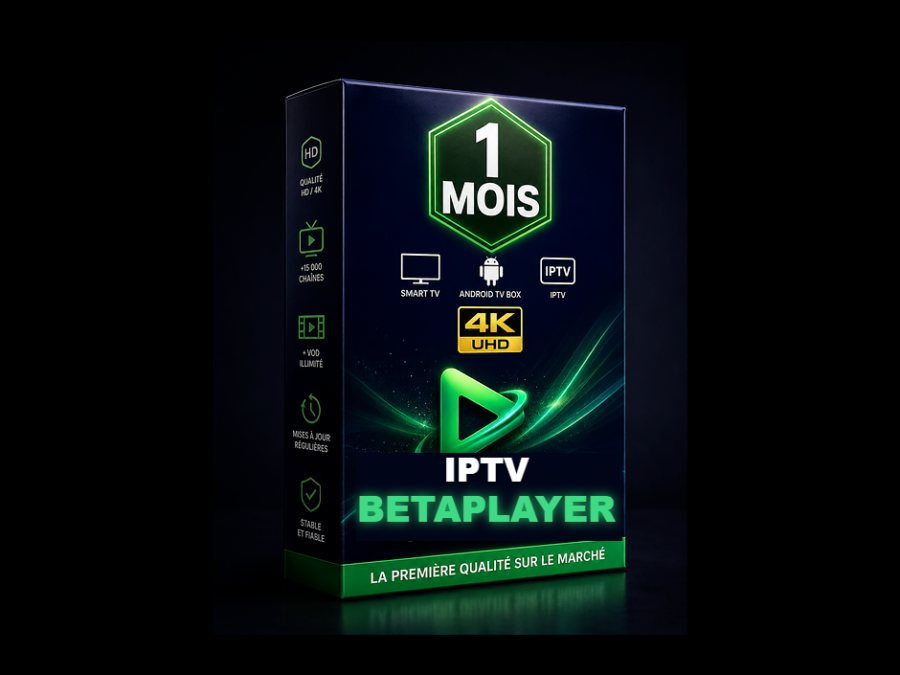 Abonnement IPTV 1 Mois - Betaplayer IPTV
