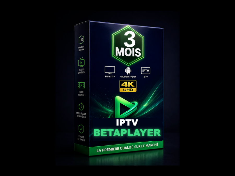 Abonnement IPTV 3 Mois - Betaplayer IPTV